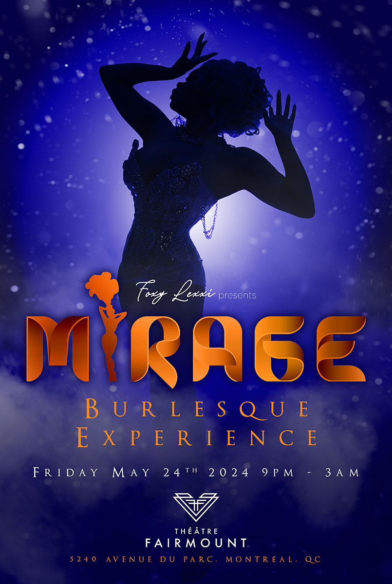 Mirage Burlesque 2024 poster